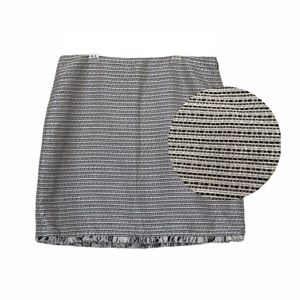 LOFT Outlet Tweed Fringe Skirt